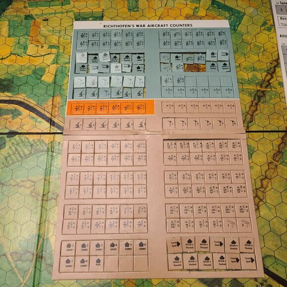 Richthofen's War Avalon Hill 1972 Bookcase Game WWII - Picture 10 of 10